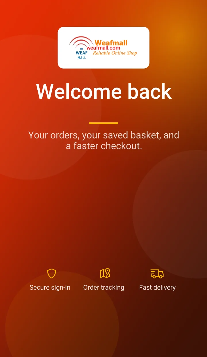 Customer Login Page Image