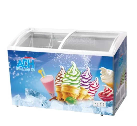 ADH Show Case Display Freezer SD 390 Litres –  ICE CREAM FREEZER