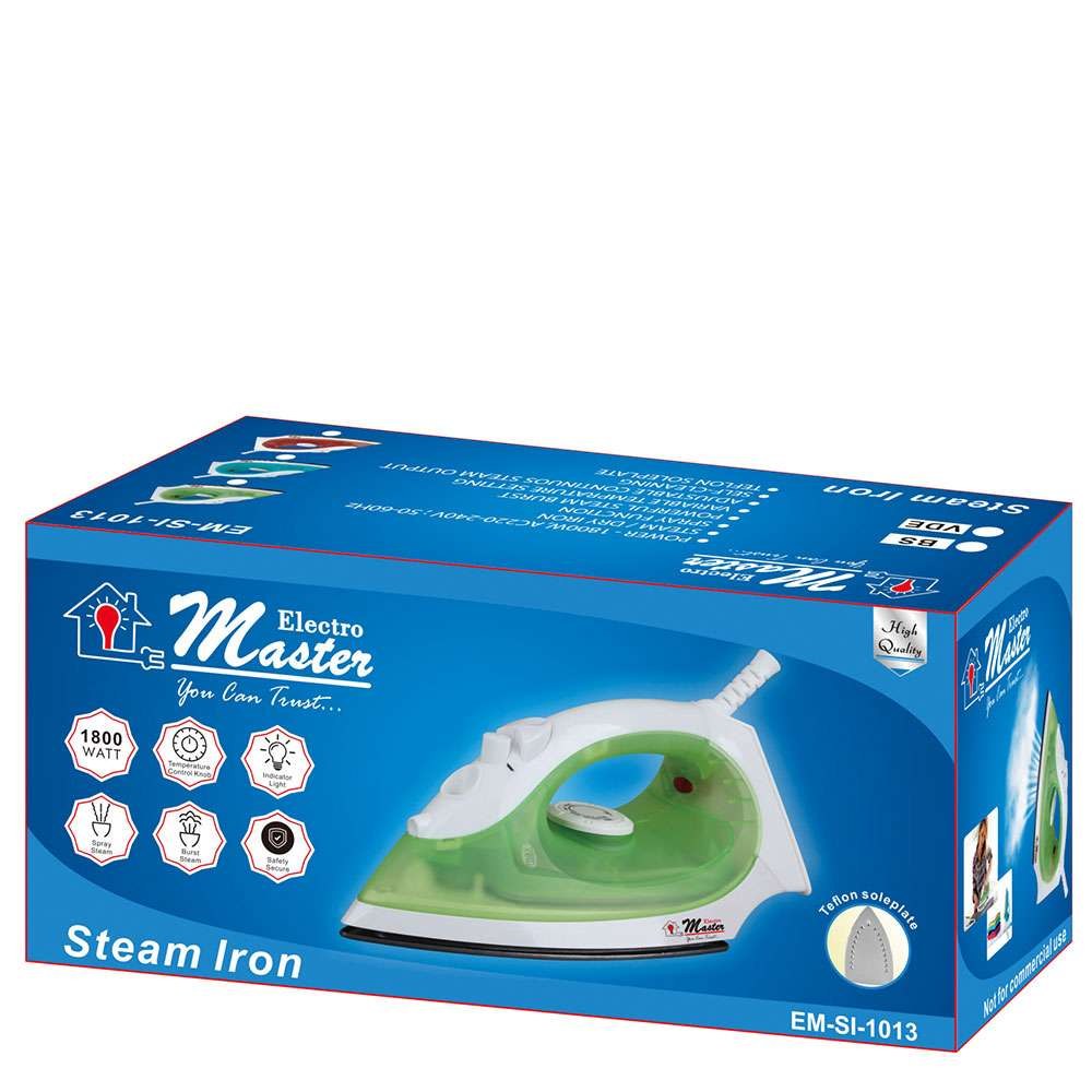 Electro Master Steam Flat Iron Box – 1800W