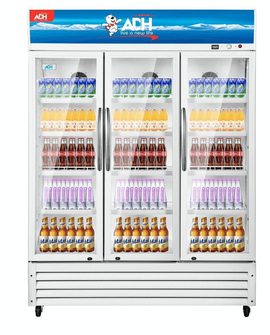 ADH 1035L 3 Door Display Refrigerator
