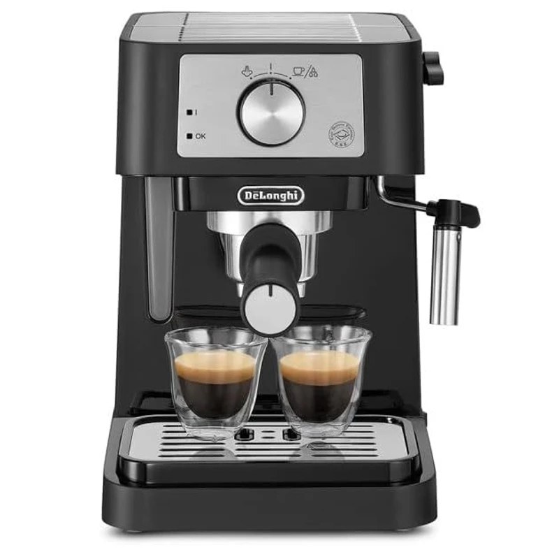 De’Longhi Stilosa Manual Espresso Machine Latte & Cappuccino Maker | EC260BK