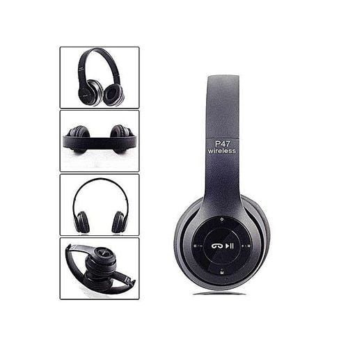 P47 Bluetooth 4.2 Headphone Wireless Earphone Hands Free Music Headset – Colour may vary