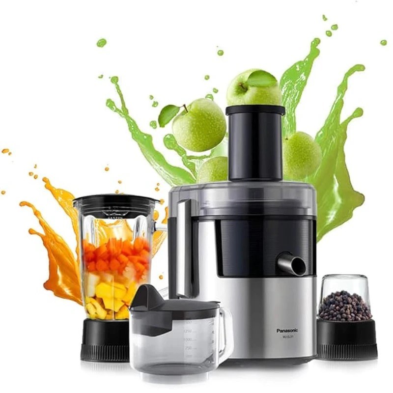 Panasonic 3-In-1 Juicer Extractor Blender Grinder 800W | MJDJ31