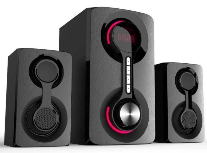 GlobalStar Global-star Home Speaker System 2.1 Channel GS-5502 Hifi Enabled – Black