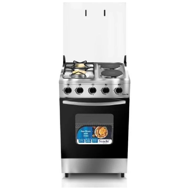Saachi 2 Gas + 2 Electric Cooker (50X50cm) | NL-Gas-6363HP