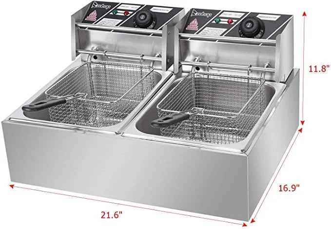Weafmall double fryer 6x2litres
