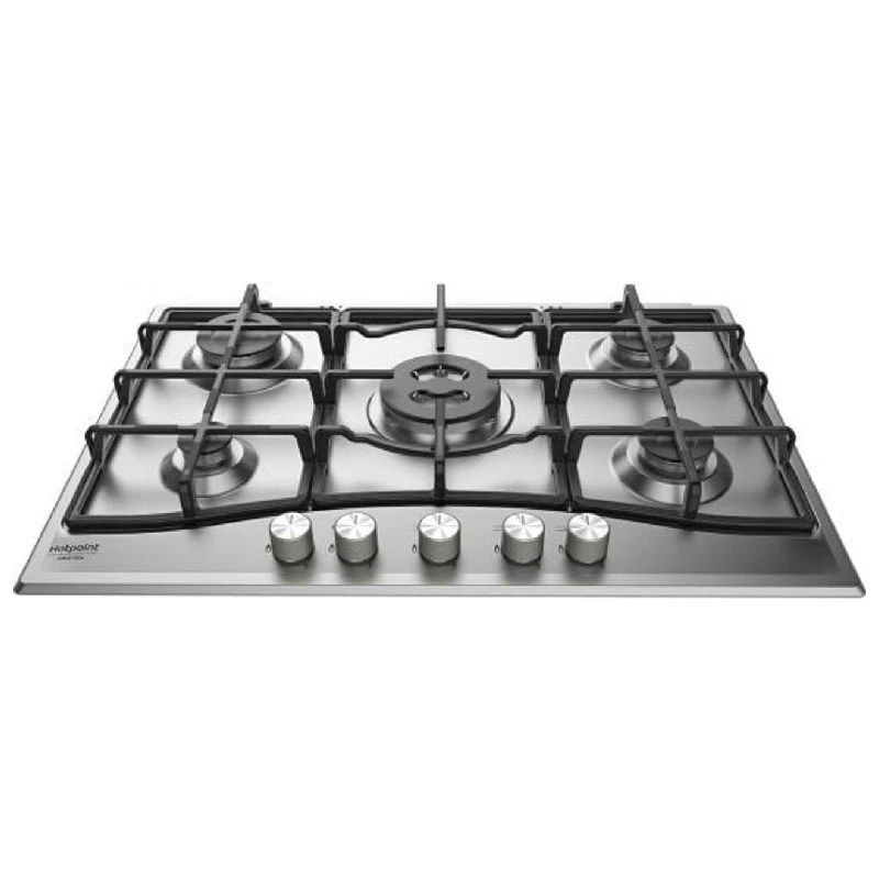Ariston Gas Built-in Hob, 75 cm, Stainless Steel | PCN 751 T/IX/A