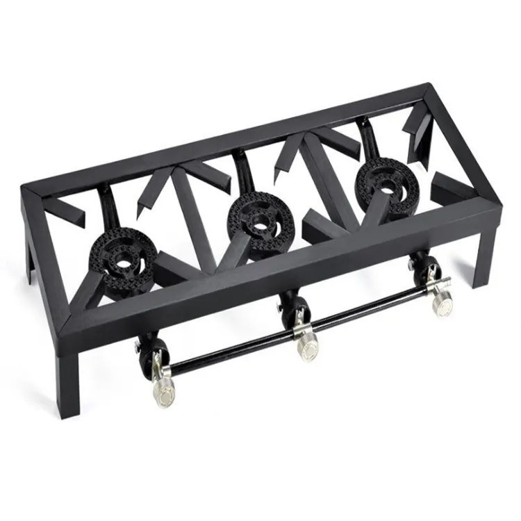 Commercial 3 Burner Gas Stove – Triple
