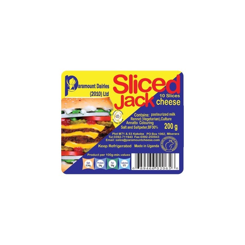 PARAMOUNT JACK CHEESE PACKED 200G
