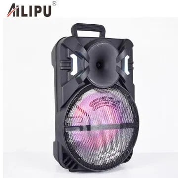 AILIPU speaker outdoor home theatre bluetooth speaker with FM USB factory price with 12 inch outdoor trolley speakers