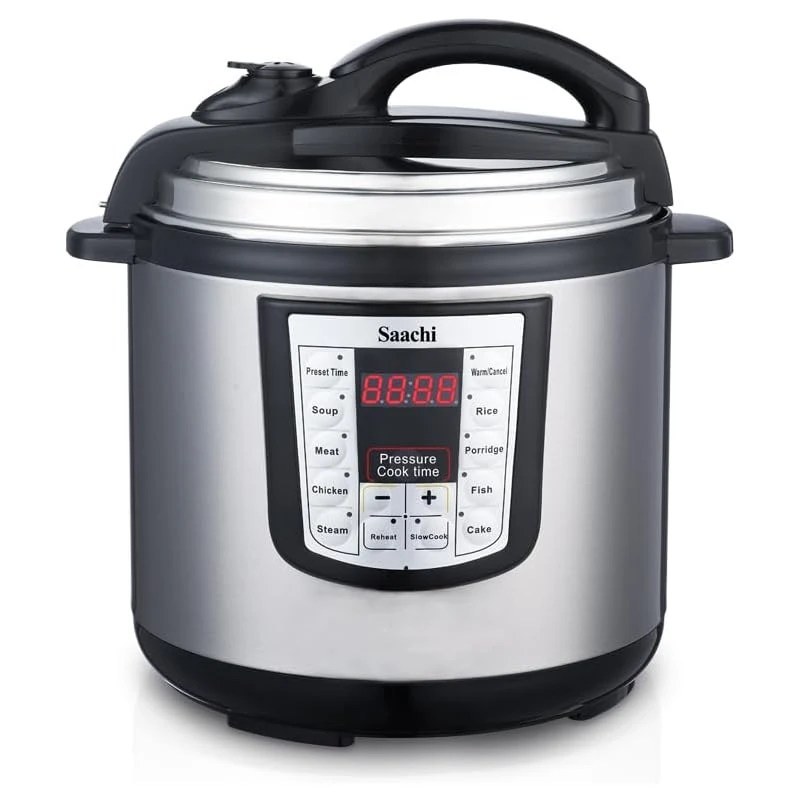 Saachi 4L 220-240V Electric Pressure Cooker 800W | KEER038