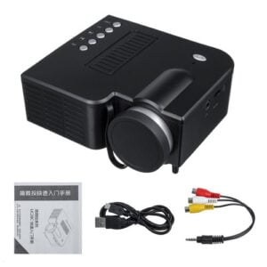 Mini Portable HD Projector Video Home Theater Media Player – Black