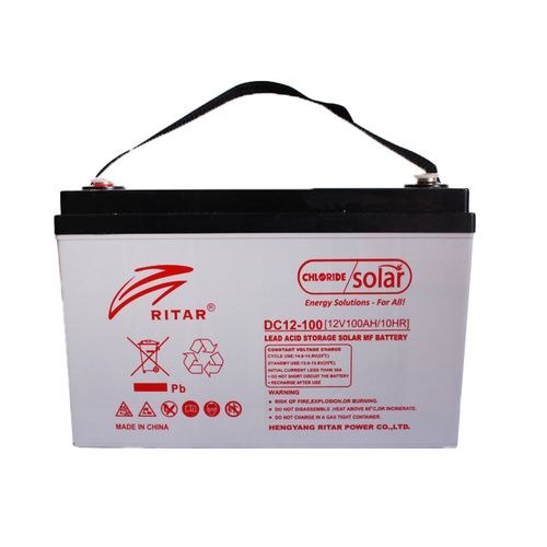 Chloride Solar Battery 100Ah 12V Ritar Power