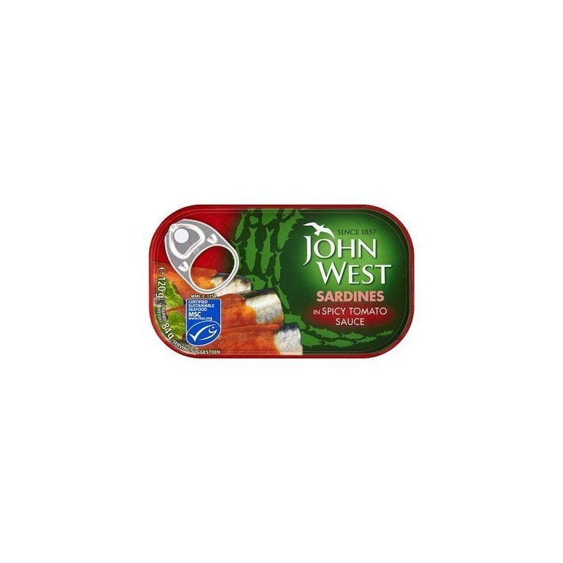 J/W Sardines in Spicy Tomato Sauce 120G