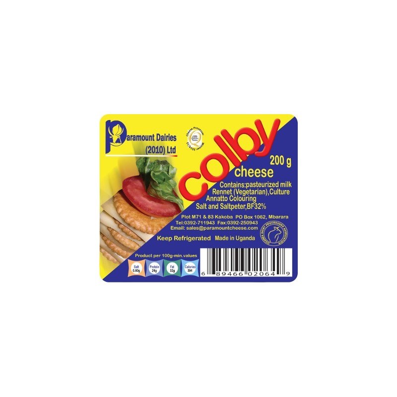 PARAMOUNT COLBY PACKED CHEESE 200g