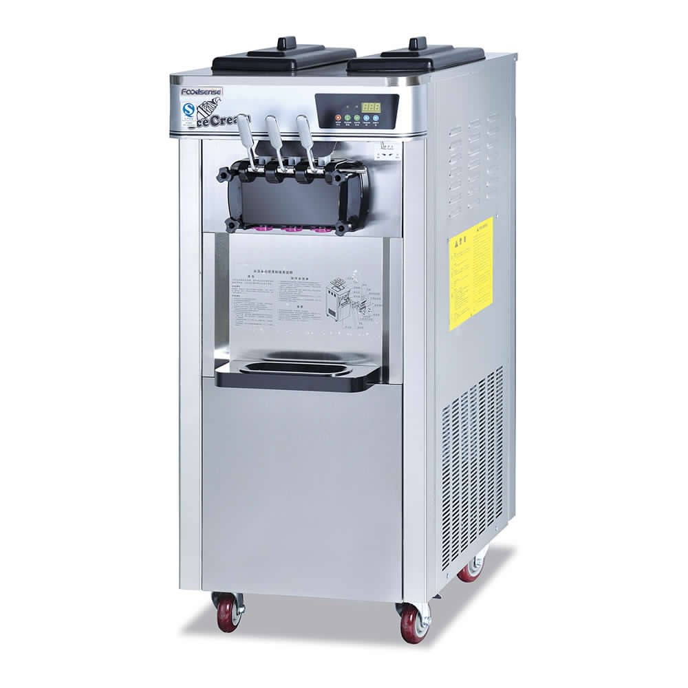 Crown 3 Levers Ice Cream Maker Machine( Big) – Grey