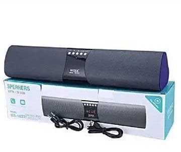 Wster Portable Wireless Bluetooth Speaker Rechargeable WS-1822 – Black