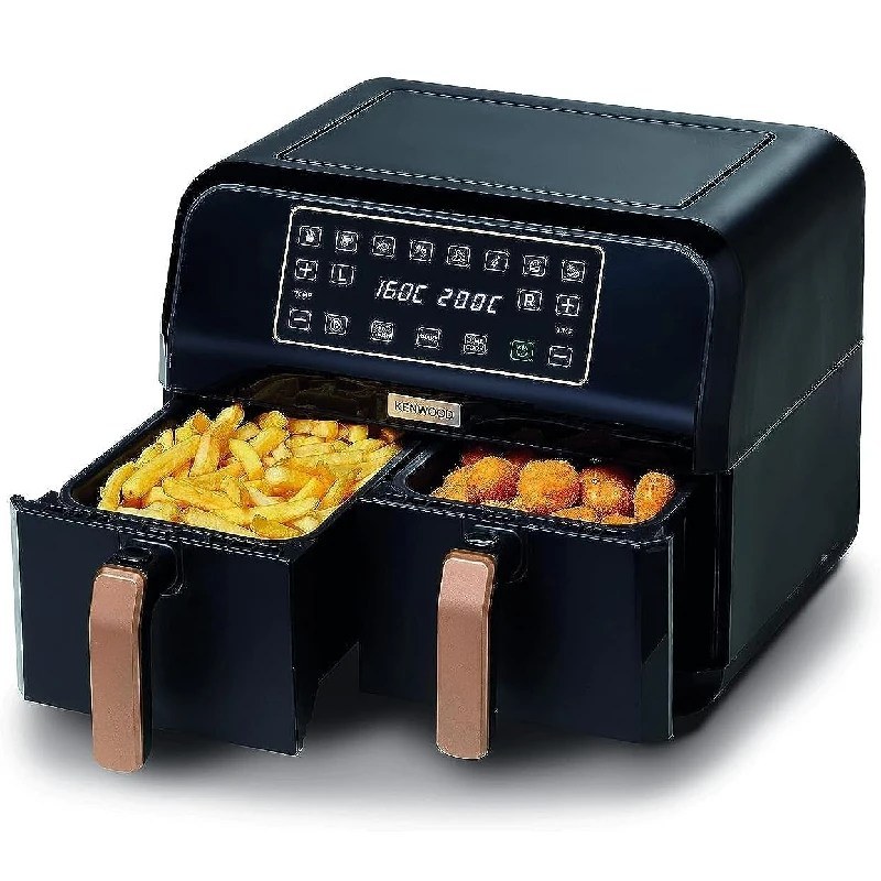 Kenwood Dual Air Fryer 4.0L XXXL Capacity | HFP70.000BK