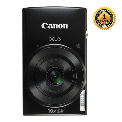 Canon Digital Camera IXUS190 20 Megapixel 10x Zoom Wi-Fi/NFC – Black