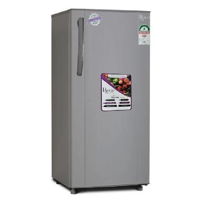 Roch 190L Single Door Refrigerator – Silver