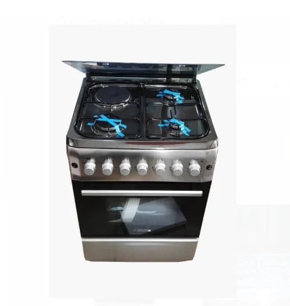 BlueFlame cooker S6031ERF – I 60x60cm 3 gas burners and 1electric hot plate inox – stainless