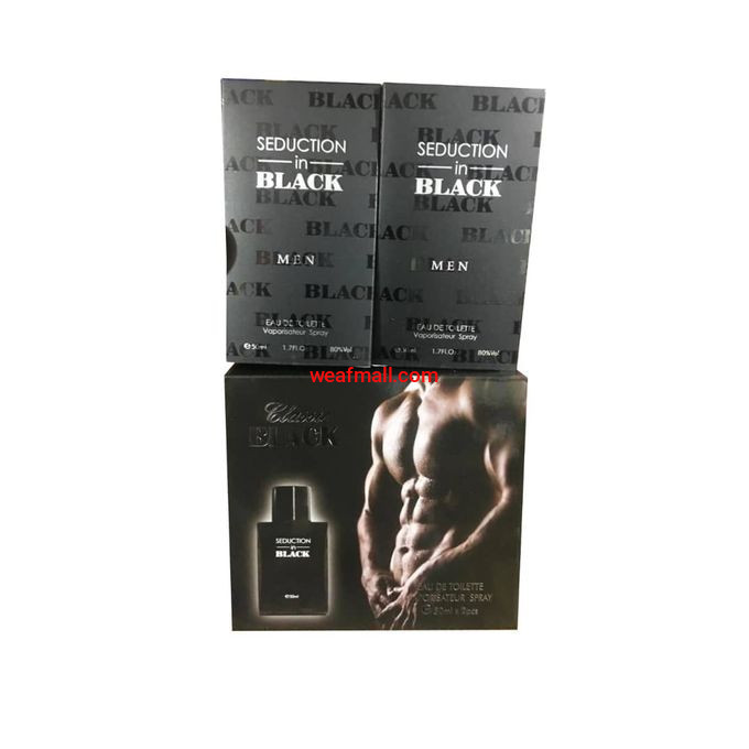 Black In Seduction Men Perfume 100ml Long Lasting Men Fragrance Designer Style Masculine Cologne Spray | Seduction In Black Perfume