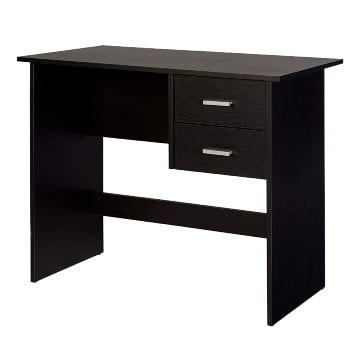 OneSpace Adina 2 Drawers Writing Desk office table, Black