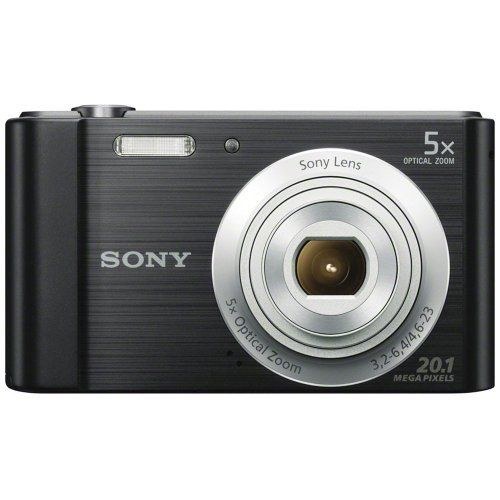 Sony Cyber-Shot Camera DSC- W800, Intelligent Auto, 360 Sweep Panorama, 20.1 Megapixels – Black