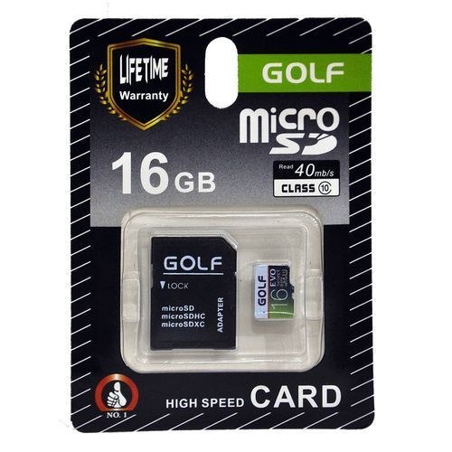 Golf Memory Card, 16GB – Black