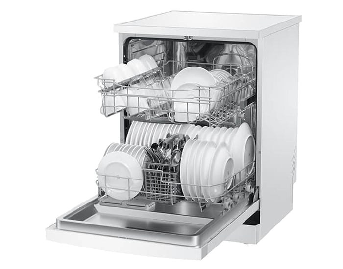 Hisense 12 KG /Place Dishwasher Machine – Silver