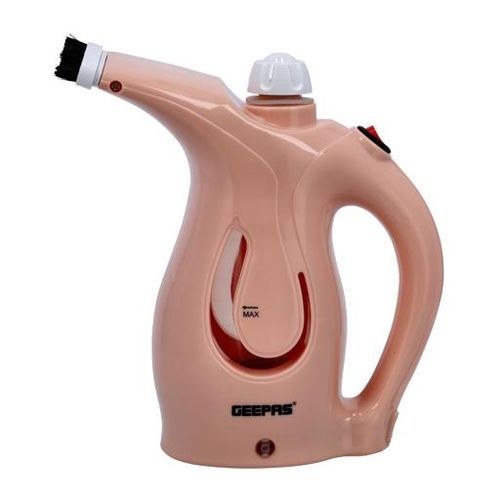 Geepas Handheld Garment Steamer – Cream/Pink